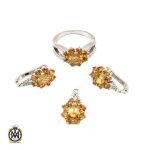 سرویس سیترین زنانه اصل و معدنی آنیتا