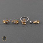 سرویس سیترین زنانه اصل و معدنی طرح نیکی