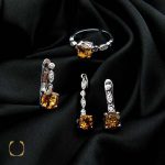 سرویس سیترین زنانه اصل و معدنی چکامه