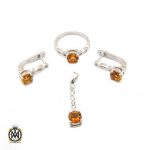 سرویس سیترین زنانه اصل و معدنی چکامه