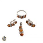 سرویس سیترین زنانه خوش رنگ و مرغوب سامانتا