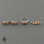 سرویس سیترین زنانه خوش رنگ و مرغوب سامانتا