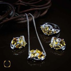 سرویس سیترین زنانه خوش رنگ و مرغوب کاملیا (3) سرویس سیترین زنانه خوش رنگ و مرغوب کاملیا