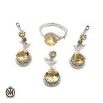 سرویس سیترین زنانه خوش رنگ و مرغوب کاملیا