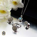 سرویس لابرادوریت زنانه اصل معدنی طرح نگار