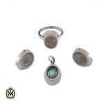 سرویس لابرادوریت زنانه اصل معدنی طرح نگار