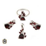 سرویس گارنت زنانه خوش رنگ و معدنی طرح شراره