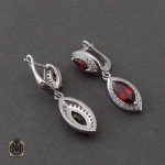 گوشواره آویز گارنت جدید گوشواره آویز گارنت جدید