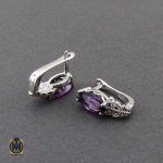 گوشواره جدید و شیک با نگین های اصل