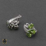 گوشواره جواهر با نگین اصل و معدنی گوشواره جواهر با نگین اصل و معدنی