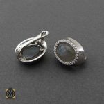 گوشواره نقره با نگین اصل