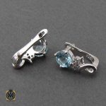 گوشواره نقره با نگین اصل و معدنی