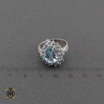 انگشتر توپاز خوش رنگ زنانه