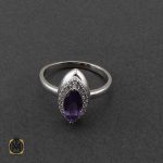 انگشتر نقره با نگین اصل و مرغوب (2) انگشتر نقره با نگین اصل و مرغوب