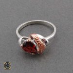 انگشتر نقره زنانه با نگین اصل و معدنی