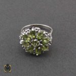 انگشتر نقره زنانه با نگین سنگ قیمتی