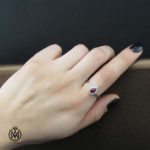 انگشتر یاقوت سرخ زنانه اصل و طبیعی طرح سوزان (2)