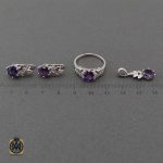 سرویس آمتیست زنانه خوش رنگ طرح آرمیلا