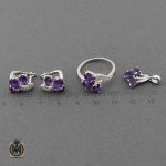 سرویس آمتیست زنانه خوش رنگ طرح طنین