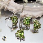 سرویس زبرجد زنانه اصل و خوش رنگ طرح خورشید (2) سرویس زبرجد زنانه اصل و خوش رنگ طرح خورشید