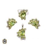 سرویس زبرجد زنانه اصل و خوش رنگ طرح خورشید (3) سرویس زبرجد زنانه اصل و خوش رنگ طرح خورشید