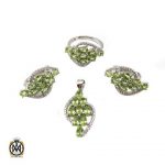 سرویس زبرجد زنانه اصل و طبیعی طرح فلور