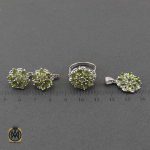 سرویس زبرجد زنانه معدنی و خوش رنگ طرح لعیا