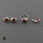 سرویس گارنت زنانه خوش رنگ معدنی طرح سولینا