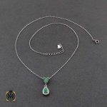 گردنبند ظریف و شیک با نگین اصلی گردنبند ظریف و شیک با نگین اصلی