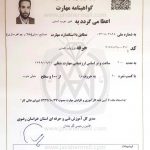 گواهینامه فنی و حرفه ای ارزیابی الماس