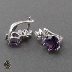 گوشواره با نگین قیمتی اصلی