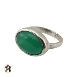 mens-green-agate-ring-11221 انگشتر عقیق سبز اسپرت معدنی و خوش رنگ