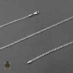 mens-italian-silver-chains-11225 زنجیر نقره کارتیه ایتالیایی اصل 50 سانتی