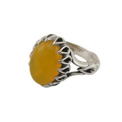 mens-sharaf-shams-ring-11198 انگشتر عقیق شرف الشمس مردانه اصل و خوش رنگ