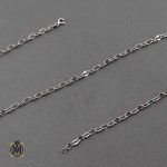 mens-silver-chains-11223 زنجیر نقره مردانه اسپرت 40 سانتی متری