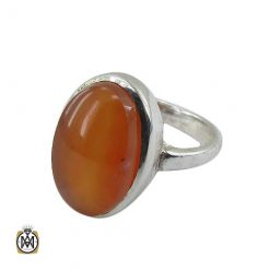 sharaf-al-shams-agate-ring-2483 انگشتر عقیق یمن شرف الشمس طرح اسپرت - کد 2483