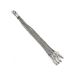 tasbih-beads-silver-4408 کرکوش نقره تسبیح چهار رشته ای ترک طرح فانوس