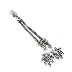 tasbih-beads-silver-4411 کرکوش نقره ترک تسبیح دو رشته ای اسپرت