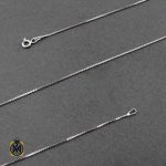 womens-silver-chains-11225 زنجیر زنانه نقره ایتالیایی ونیزی 45 سانتی متری