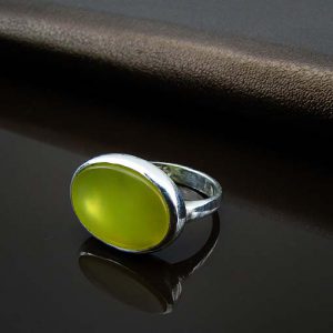 انگشتر شرف الشمس مردانه عقیق زرد اصل و معدنی