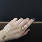 انگشتر صدف یاقوت کوارتز چند نگین (1) انگشتر صدف یاقوت کوارتز چند نگین (1)