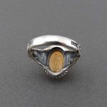 انگشتر مردانه شرف الشمس با نگین عقی زرد مرغوب