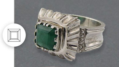 تراش اسچر یکی از انواع برش سنگهای قیمتی