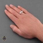 حلقه ست نقره رینگی مردانه و زنانه طرح آرنیکا (3)
