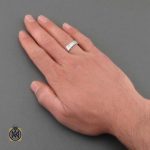 حلقه ست نقره رینگی مردانه و زنانه طرح مهسان (4) حلقه ست نقره رینگی مردانه و زنانه طرح مهسان - کد 11238 - تصویر 4