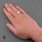 حلقه ست نقره رینگی مردانه و زنانه طرح نوگل (3) حلقه ست نقره رینگی مردانه و زنانه طرح نوگل