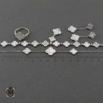 سرویس ونکلیف نقره کامل زنانه با صدف اصل (1)