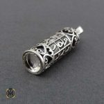 مدال جا دعایی نقره با دعای حرز امام جواد اسپرت