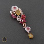 مدال صدف یاقوت کوارتز چند نگین (2) مدال صدف یاقوت کوارتز چند نگین (2)