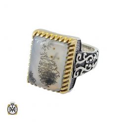 mens-tree-agate-ring-11241 انگشتر عقیق شجر درختی